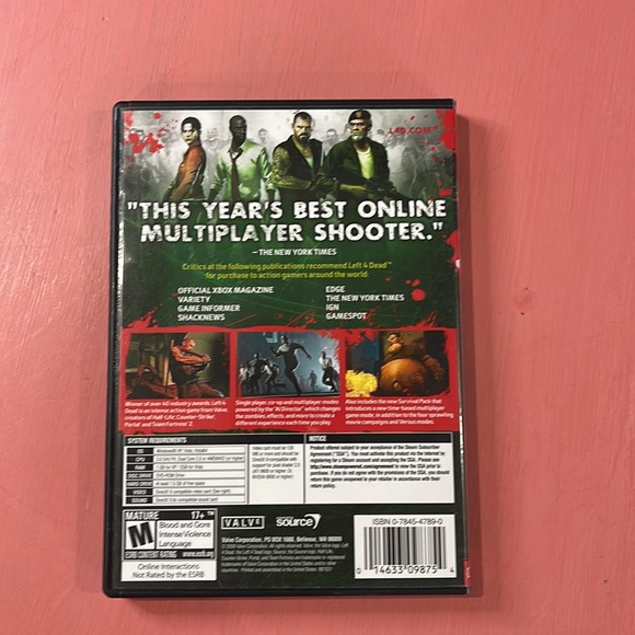 Left 4 dead pc disk game - Picture 2 of 5
